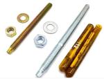 Galvanized Steel M8 - M30 Chemical Anchor Bolts High Strength 4.8 Grade ISO10664