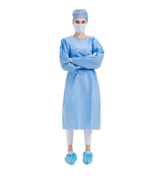 waterproof Non Sterile Disposable Surgical Gown AAMI Level 2
