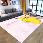 New Style Pikachu Cartoon Children's Crystal Velvet Living Room, Bedroom Living
