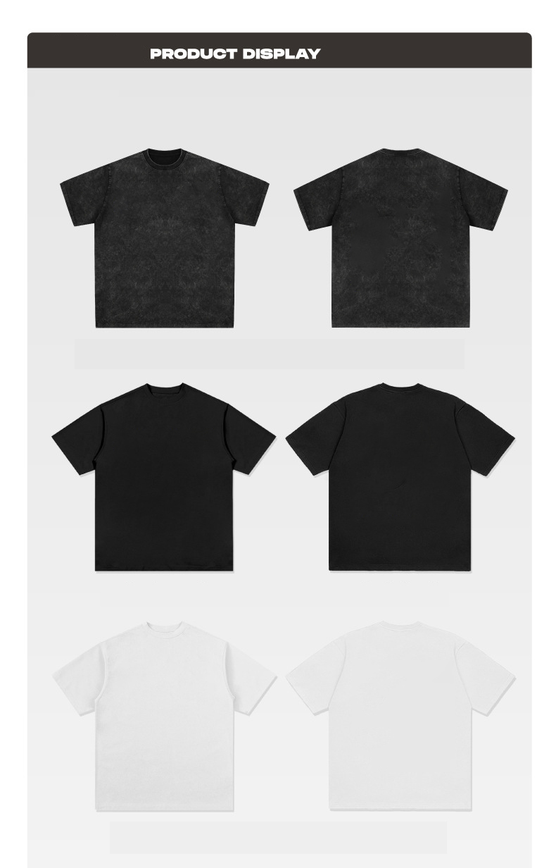 Custom Lables American Retro Style Short Sleeve T Shirt for Men and Women in White