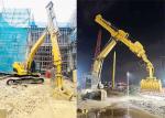 30m 35m Long Reach Clamshell Telescopic Arm Three Section Excavator Dipper Arm