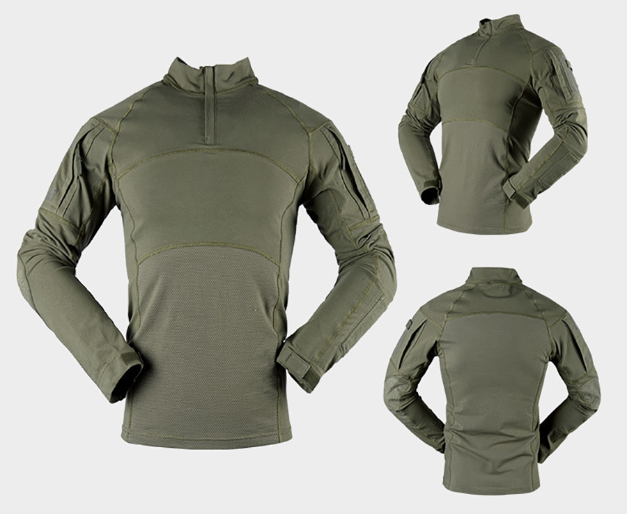 Outdoor Camouflage Knitted Long Sleeve Sports Uniform in 7 Days Sample Order Lead Time