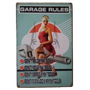 Quality Wholesale Beauty Decor Retro Vintage Metal Funny Tin Poster Home Decoration wholesale