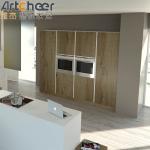 Customized Size European Style Kitchen Furniture in Plywood with Modular