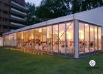 Glass Sidewall Aluminium Frame Tent Fashionable Style 500-700 People Capacity