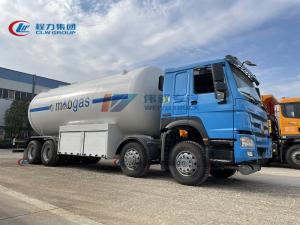 Quality 4Axles 8x4 Howo LPG Bobtail Truck LPG Delivery Truck Large Capacity 35m3 wholesale