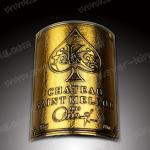 Heat Resistant Bottled Beverage Embossed Spirit Labels