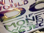 Waterproof Holographic Heat Transfer Foil Sheets Eco Friendly Materials
