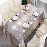 PVC Tablecloth Nonwoven Table Cover for Home Kitchen Dining Room Waterproof