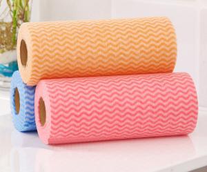 Quality Safe Embossed Multi Purpose Cleaning Wipes 35-160 Gsm For Daily Cleaning wholesale