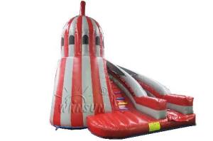 Quality Helter Skelter Inflatable Water Slide With Air Blower And Repair Kits wholesale
