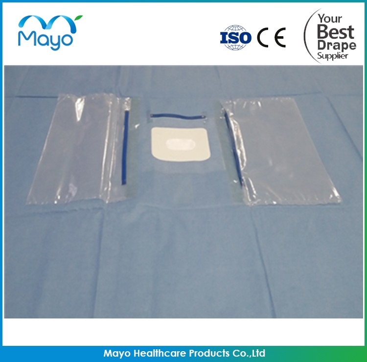 Universal Sterile Ophtalmic Drape Double Pouch For Hospital And Clinic