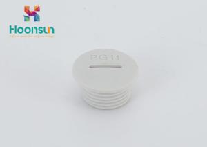 Quality Nylon Cable Gland Accessories PG11 Water Proof IP 54 White Color Plugs wholesale