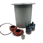 Metal Air Compressor Spare Parts Used for CompAir Gardner Denver Oil Cooler