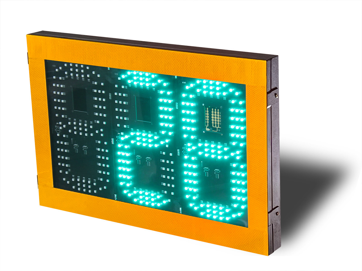 Built-In Radar Detection Speed Three Digit Two Color Display Screen