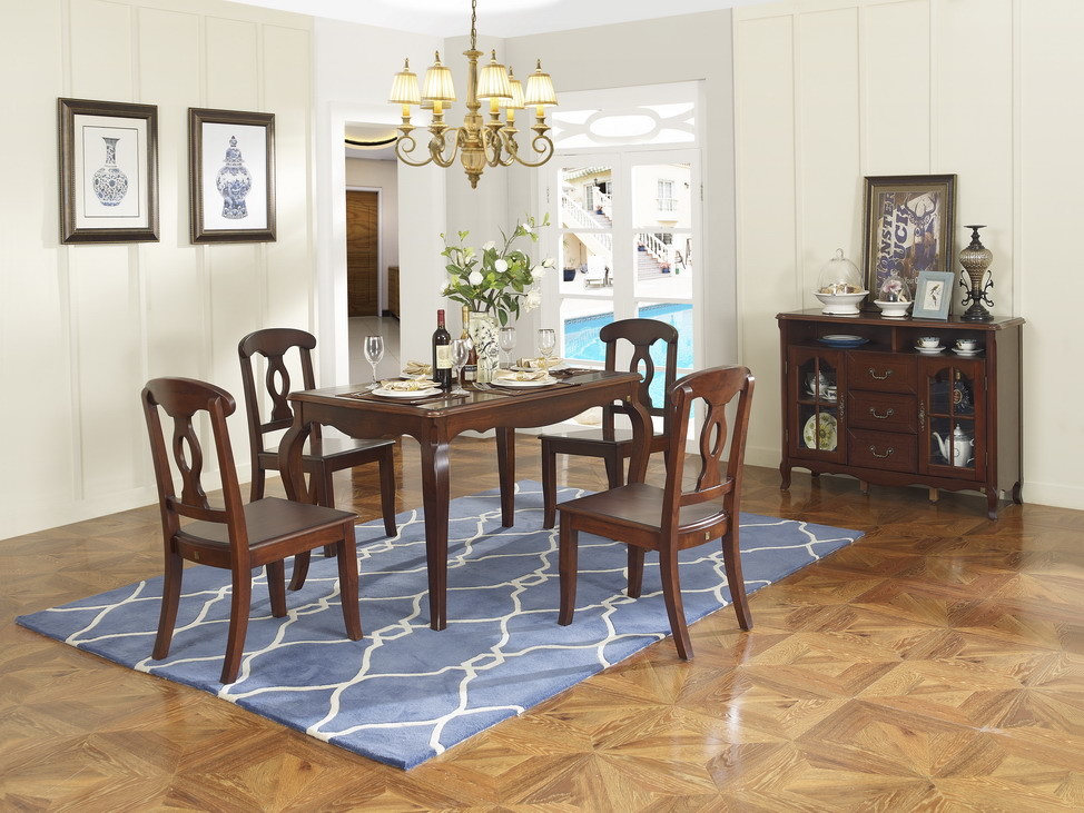 Rubber Wood Casegood Furniture Lobby console table Decoration cabinets Gate Man Reception service station Mirror stand
