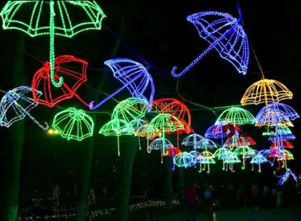 LED Simulation Umbrella Shape Lamp Outdoor Waterproof Lighting Festival Products