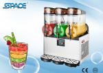 Margarita Frozen Drink Machine 3 Bowls , Slush Making Machine Air Cooling