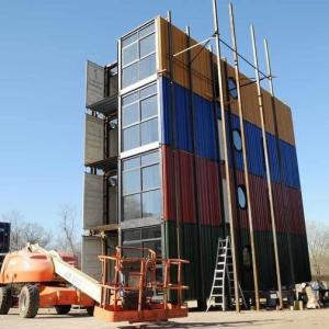 Quality Recyclable Shipping Container Cabin Steel Structure With Rockwool Insulation wholesale
