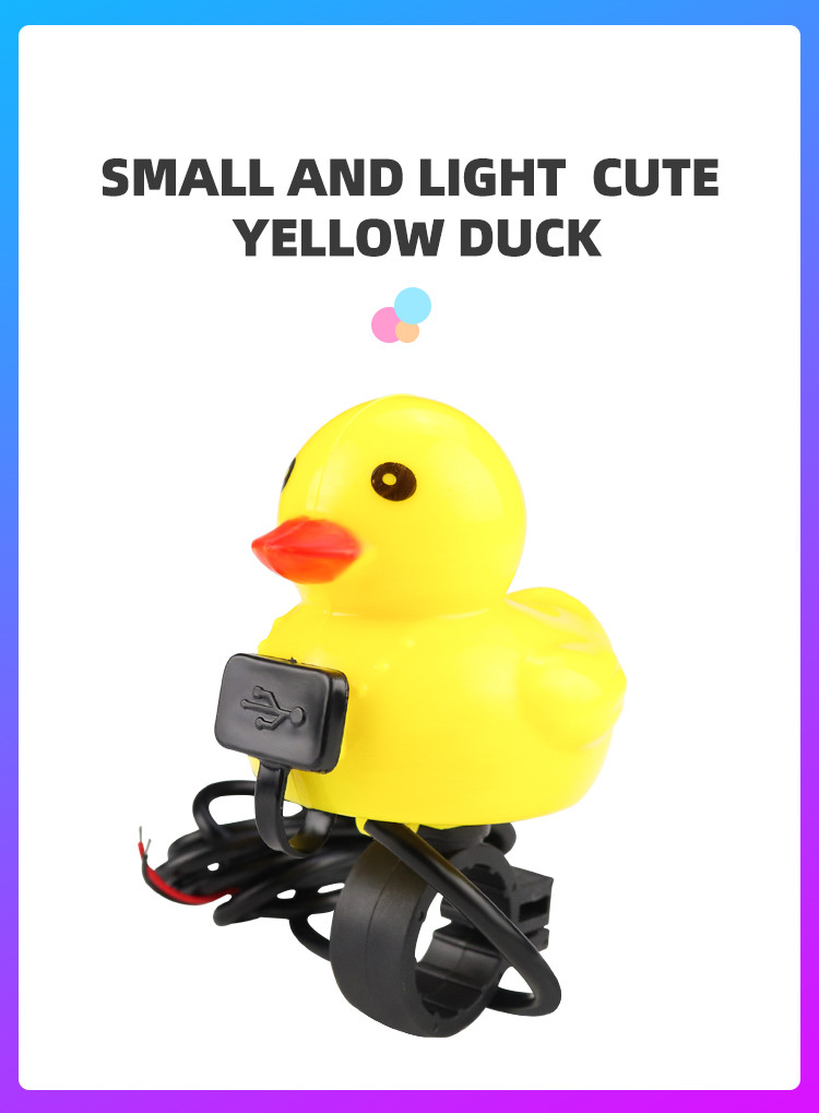 ABS Yellow Lucky Duck Motorcycle USB Charger ROHS Approval