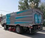 4x2 Street Sweeper Truck Road 6 Wheelers Blue Vacuum Cleaning