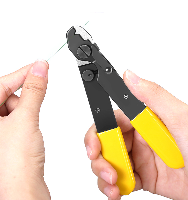 131.76mm Length Miller Single Hole Wire Cutter Fiber Optical Cable Stripper Stripping