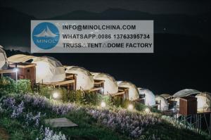 Quality Outdoor Garden Greenhouse Igloo Dome Kit Tents Geodesic Dome Tents For Sale wholesale