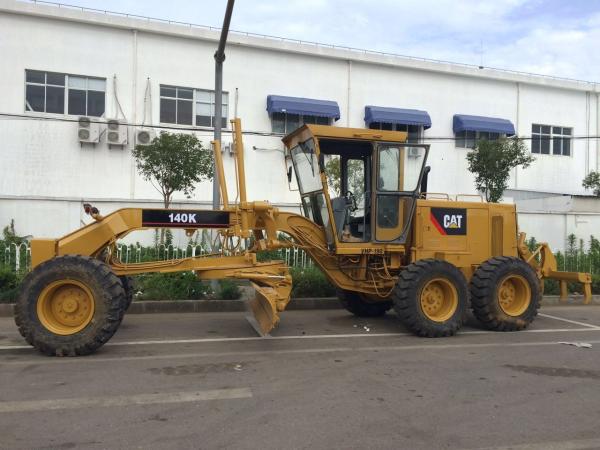 Cheap used year -2014 CAT 140k grader for sale, Grader Heavy Equipment With Push Block for sale
