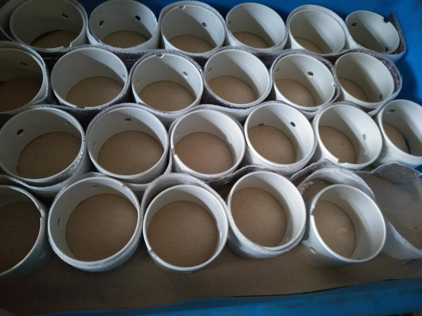 Bimetal Camshaft Bushing QSK60 Excellent Wear Resistance Zinc Plating