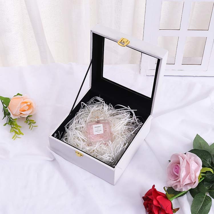 Rose Flower Custom Paper Packaging Box Romantic Holiday Gift Box Decoration Confession