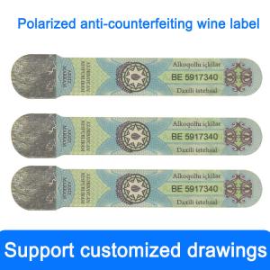 Quality Commodity Custom Wine Bottle Stickers Labels Waterproof Bronzing CE wholesale