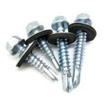 C1022 Steel Hot Treat Galvanized EPDM Washer Hex Flange Bolts