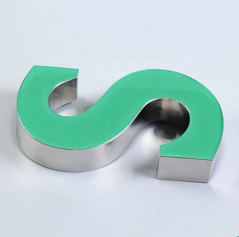 Superior Quality Outdoor Shop Company Sign Waterproof Resin Letter Light Sign