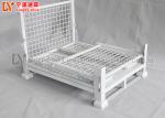 ESD Protection Stacking Rack System , Industrial Steel Folding Turnover Pallet