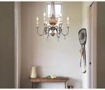 Wood chandeliers lighting french bedroom suspended lights(WH-CI-118)
