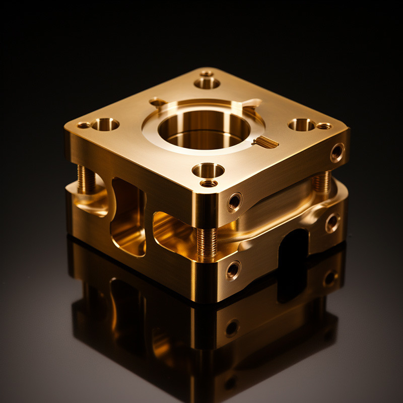 Custom Brass Machined Parts Milling Metal Machining Part CNC Part Manufacturer