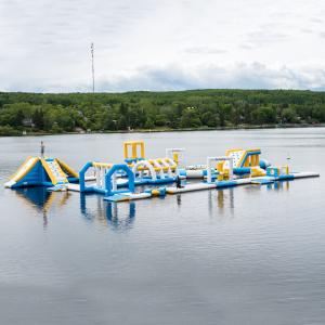 Quality 100 People Capacity Inflatable Water Park Games With TUV Certification wholesale