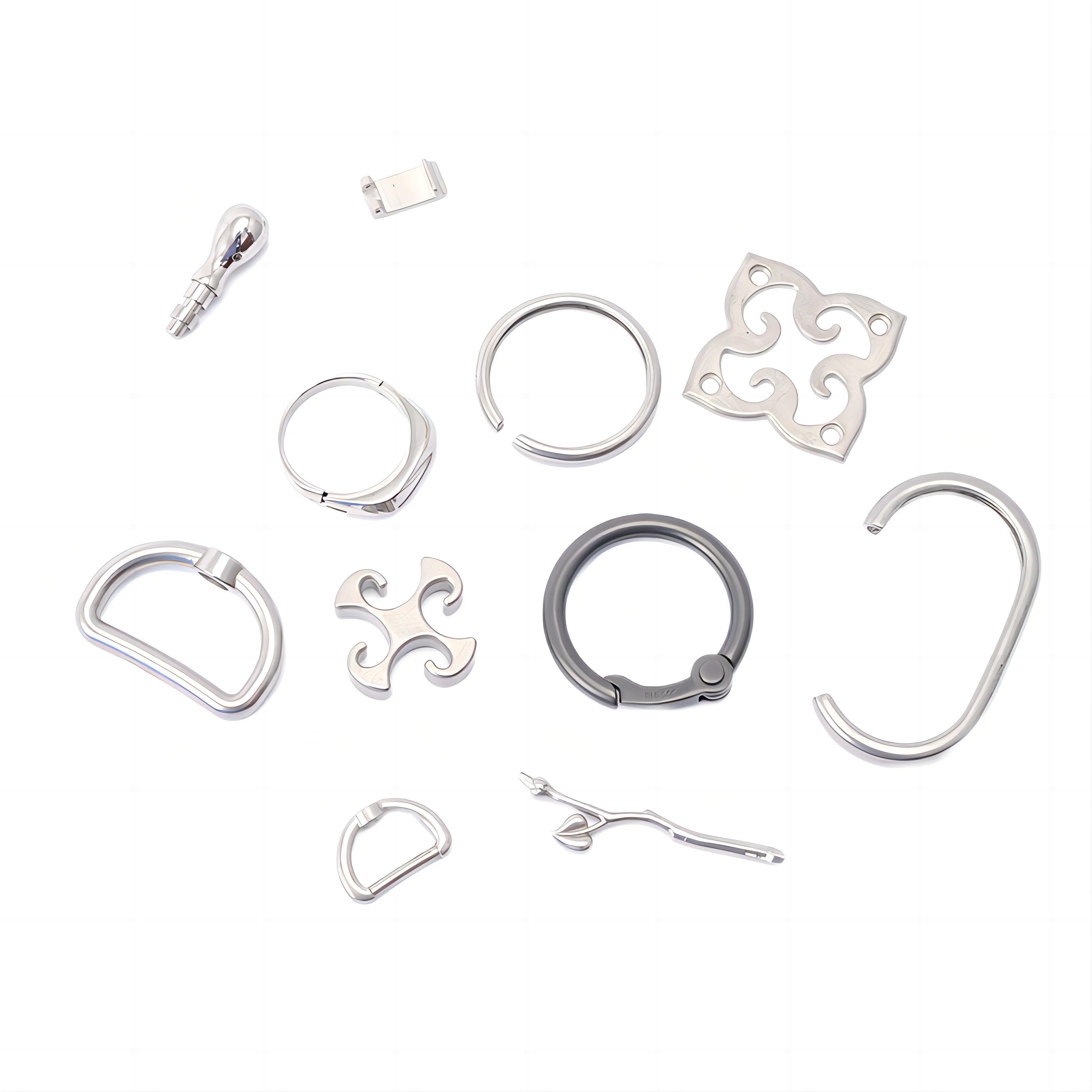 Powder Injection Molding Hard Metal Belt Buckle for Customized Special-Shaped Parts