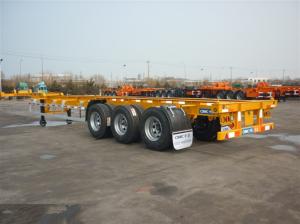 China Skeletal chassis 40ft container trailer price China manufacturer on sale