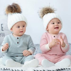 Quality Autumn long sleeves newborn children's clothing sleepwear two pieces 4 colors optional kids baby clothes sets wholesale