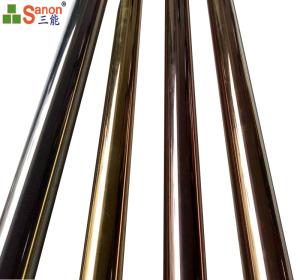 Quality 2&quot; Cold Drawn Stainless Steel Tube Mirror Polished Golden ASTM A268 A269 wholesale