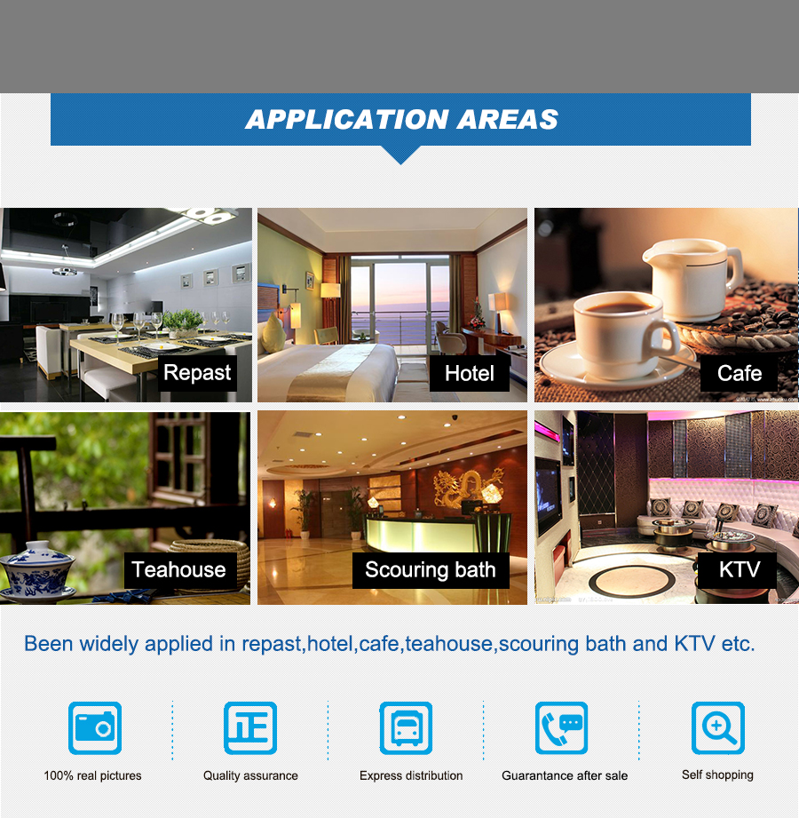 wireless advertising buttons for guests call waiters service/bill/cancel other label customized