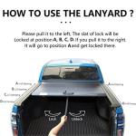5.5-5.6 FT Truck Bed For Ford F-150 Retractable Hard Tonneau Cover