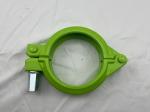 Heavy Duty Forged Concrete Pump Clamps 5 Inch Zinc Color Plated