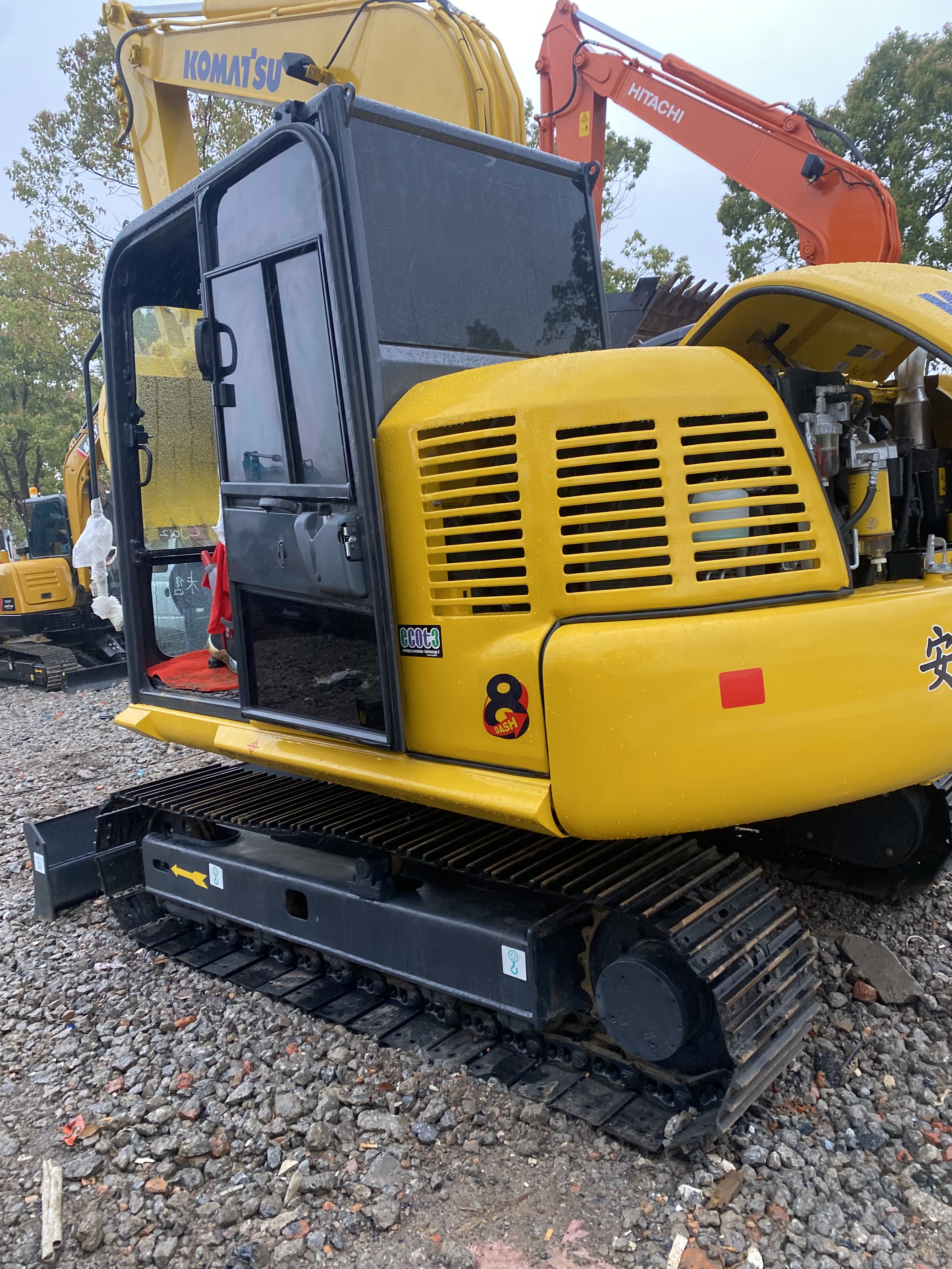 Factory price used excavator Komatsu PC40 tracked mini excavator