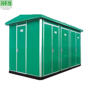 China 220kv 330kv 550kv High Quality YB Prefabricated Box Type Substation Galvanized Electric Power Transformer Substation on sale