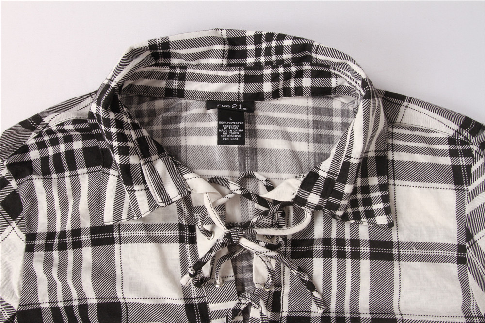 Ladies plaid shirt, Women's shirt, Fashion Style, Soft Touch fabric