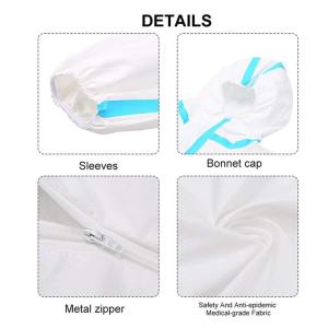 Quality Dust - Proof Disposable Protective Clothing / Medical Protective Coverall wholesale