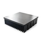 Lightweight Aluminum Profile Heat Sink Customized Size Electronic Heat