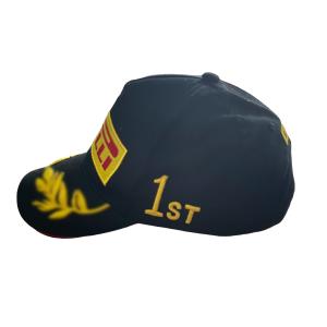 Quality Four Seasons Embroidery Racing Hat for Men 58cm Fashion Sports Shoes Flat Hip Hop Cap wholesale